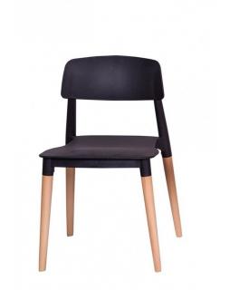 Krzesło do biurka dla dzieci Nord Czarny