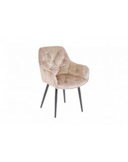 Krzesło-fotel tapicerowane TALITHA  II Nude