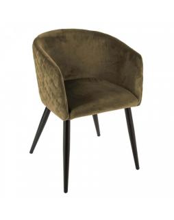 Krzesło Fotel tapicerowany Filly Oliwkowy