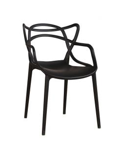 Krzesło Hilo - polipropylen Czarny