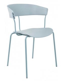 Krzesło JETT polipropylen, metal Szary