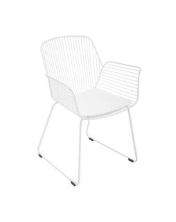 Krzesło metalowe TURAW Biały