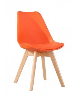 Krzesło Nord Oak Modesto Pomarańczowy