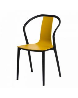 Krzesło nowoczesne Ellis Żółty