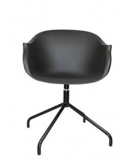 Krzesło obrotowe Round Czarny