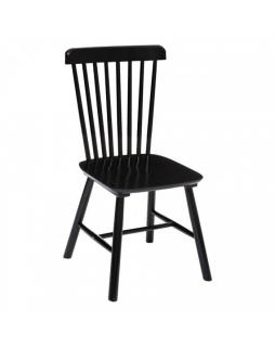 Krzesło patyczak drewniane Nordic Czarny