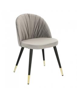 Krzesło tapicerowane Kayle Szary