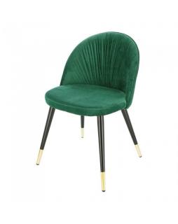 Krzesło tapicerowane Kayle Zielony