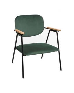 Krzesło z poręczami  tapicerowane SEDIA Zielony