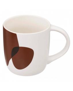 Kubek porcelanowy 350 ml  MELIO-I Brązowy