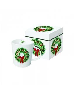 Kubek porcelanowy świąteczny w pudełku Wzór 4