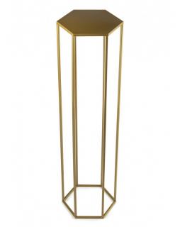 Kwietnik ośmiokątny 100 cm OKLATERO Złoty