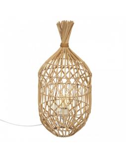 Lampa stołowa pleciona rattan Jordi