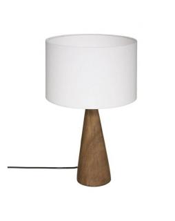 Lampa stołowa z drewna mango 28x46 cm