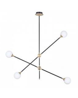 Lampa wisząca SPILLO czarno złota 92 cm