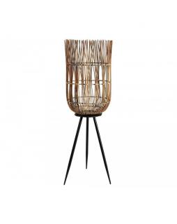 Lampion bambusowy na nóżkach Etno 86 cm