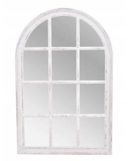 Lustro okno białe postarzane małe