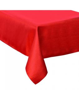 Obrus na stół świąteczny 140 x 360 cm Czerwony