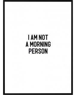 Plakat I am not 50x70