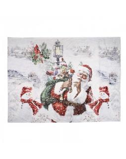 Pled koc świąteczny Santa Claus 130x170 cm Wzór 1