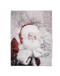 Pled koc świąteczny Santa Claus 130x170 cm Wzór 2