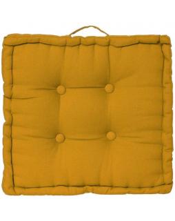 Poduszka do siedzenia na podłodze 40x40 cm Żółty