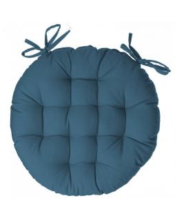 Poduszka na krzesło okrągła Circle Niebieski