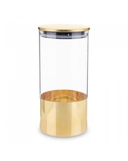 Pojemnik szklany ze złotem Klea 21 cm