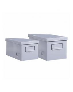 Pudełka metalowe na dokumenty 2 BOXES
