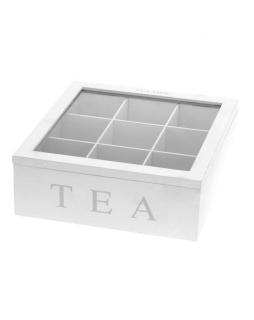 Pudełko na herbatę Classic Biały