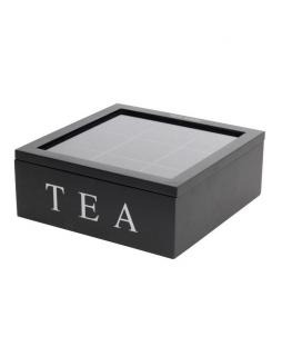 Pudełko na herbatę Classic Czarny
