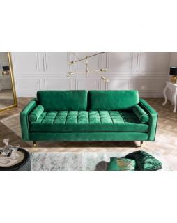 Sofa Cozy Velvet aksamitna Ciemny zielony