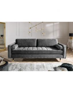 Sofa Cozy Velvet aksamitna Szary