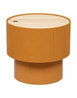 Stolik kawowy 35x38,5 cm CYLINDRO Pomarańczowy