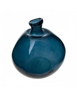 Wazon szklany GOBBIE 33 cm Niebieski