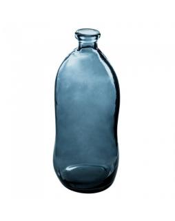 Wazon szklany z recyklingu 73 cm Niebieski