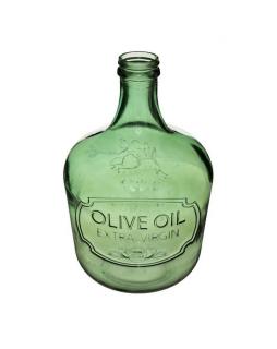 Wazon szklany z recyklingu Olive 42 cm Zielony