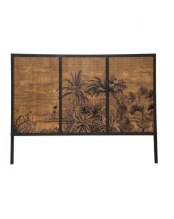 Zagłówek metal-drewno Palms 160x120 cm