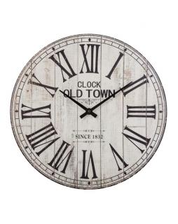 Zegar CLOCK OLD TOWN drewniany
