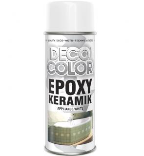 Biała farba ceramiczna spray do wanien umywalek agd  Epoxy Keramik