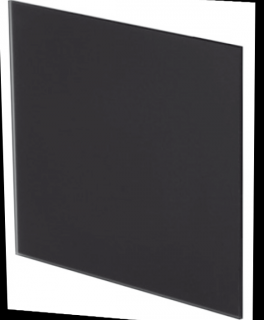 Panel szklany czarny mat system+ do wentylatora kratki PTGB100M Awenta