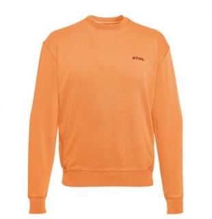 Bluza PIGMENT DYE pomarańczowa Unisex