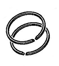 Pierścień tłokowy Ø 44,7x1,2 mm