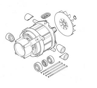 Silnik elektryczny 220-240V/50 Hz, 2,1/2,3 kW