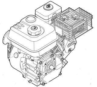 Spalinowy silnik benzynowy EHC 600.0 (EHC600-0002)