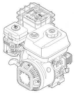 Spalinowy silnik benzynowy EHC 700.0 (EHC700-0001)