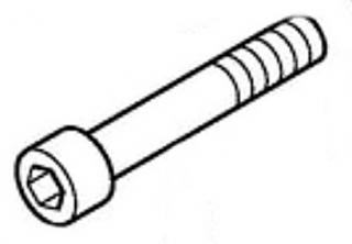 Śruba z łbem cylindrycznym M12x70