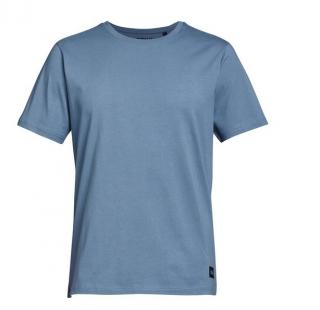 T-Shirt SUSTAINABLE LOGO MEN - niebieski