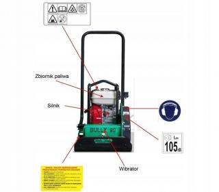 Zagęszczarka płytowa Aries Power BULLY 90