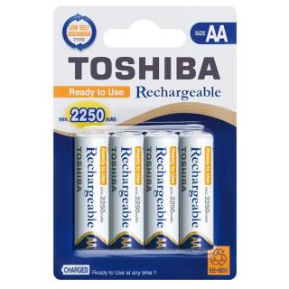 AKUMULATOR AA 2250mAh BLISTER 4 SZT TOSHIBA